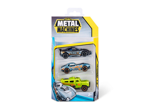 6715 Игрушка Zuru Metal Machines Машинка (3 шт.), в ассортименте