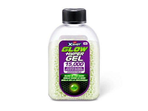 36785 Игровой набор Zuru X-Shot HYPERGEL «GLOW IN THE DARK»