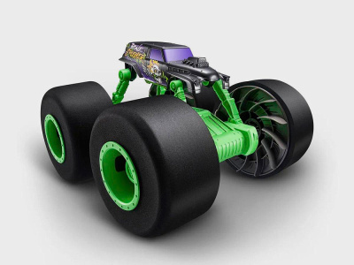 6799A Игрушка Zuru Metal Machines Overdrive зеленая