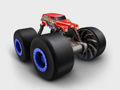 6799B Игрушка Zuru Metal Machines Overdrive красная