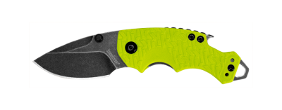 Складной нож Kershaw Shuffle 8700LIMEBW, сталь 8Cr13MoV BlackWash™, компактный мультитул, рукоять GFN зелёная