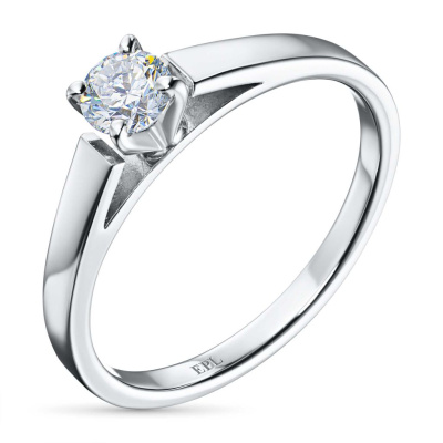 Помолвочное кольцо из белого золота э0912кц10210204_white