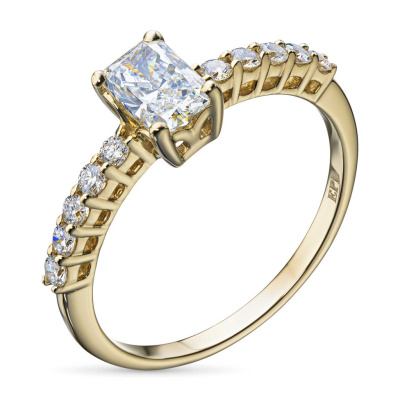 Кольцо из желтого золота э0312кц10220010_white