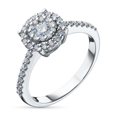 Кольцо из белого золота э4712кц09163800_white