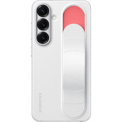 Чехол-крышка Samsung Standing Grip Case для Galaxy S25 (EF-GS931CWEGRU), поликарбонат / силикон, белый