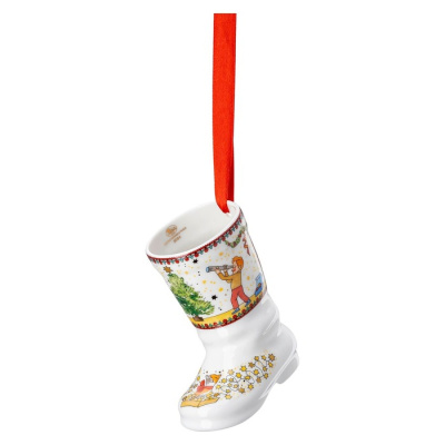 Hutschenreuther Елочное украшение сапог 7,8 см Christmas Collectors Edition 2024 Hutschenreuther