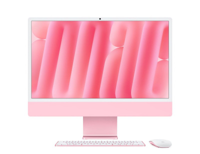 Apple iMac 24" with Retina 4.5K (M4 10C CPU, 10C GPU/16GB/512GB) (Pink) (MWV53/Z1ER000LG)