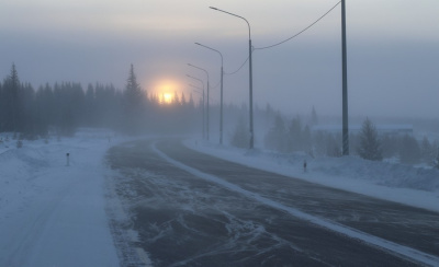 Из-за непогоды продлили ограничения движения транспорта на трассе «Лена» в Якутии / ЯСИА   Республика Саха (Якутия)