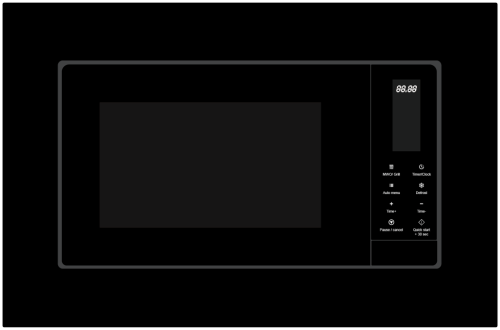 Встраиваемая микроволновая печь KRONA HIMMEL 60 BL