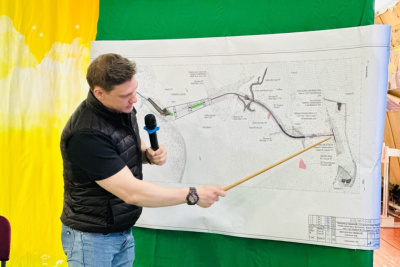 Строители Ленского моста встретились с жителями Мегино-Кангаласского района / ЯСИА  Мегино-Кангаласский Республика Саха (Якутия)