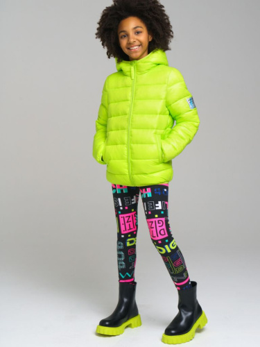 Куртка текстильная с полиуретановым покрытием для девочек