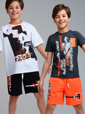 Шорты трикотажные для мальчиков, 2 шт в комплекте