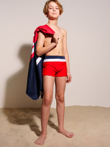 Плавки-шорты трикотажные для мальчиков, короткие