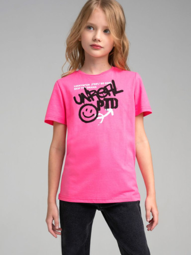 Фуфайка трикотажная для девочек (футболка)