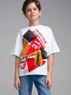 Фуфайка трикотажная для мальчиков (футболка)