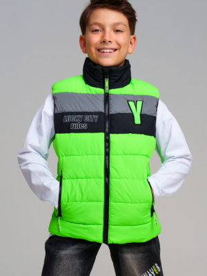 Жилет текстильный с полиуретановым покрытием для мальчиков