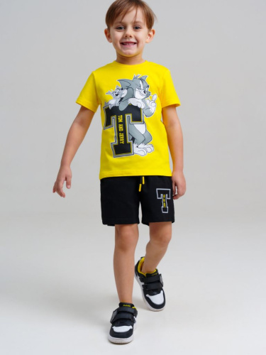 Комплект трикотажный для мальчиков: фуфайка (футболка), шорты