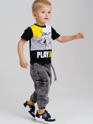 Фуфайка детская трикотажная для мальчиков (футболка)