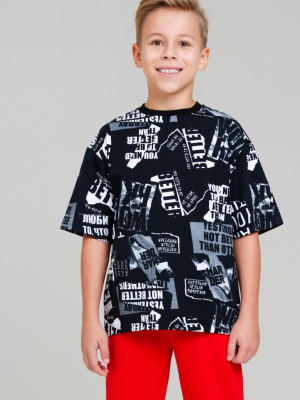 Фуфайка трикотажная для мальчиков (футболка)