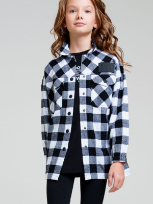 Рубашка текстильная для девочек