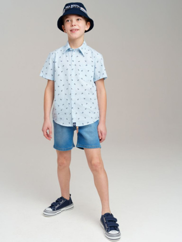 Сорочка текстильная для мальчиков (regular fit)