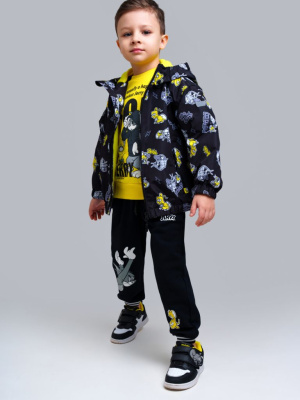 Куртка текстильная с полиуретановым покрытием для мальчиков (ветровка)