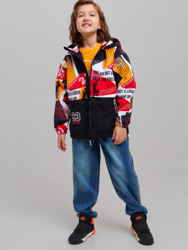 Куртка текстильная с полиуретановым покрытием для мальчиков (ветровка)