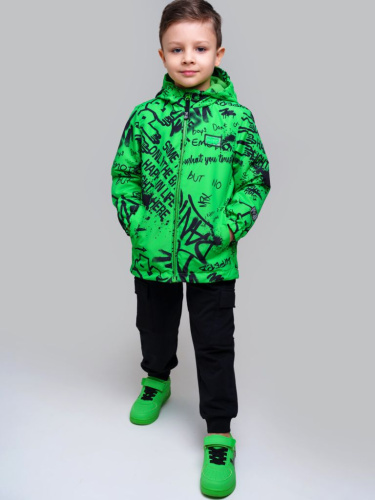 Куртка текстильная с полиуретановым покрытием для мальчиков (ветровка)