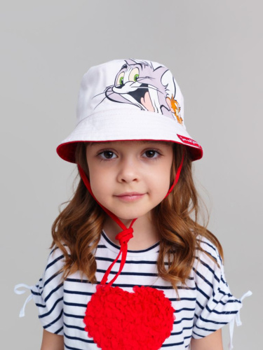 Панама текстильная для девочек