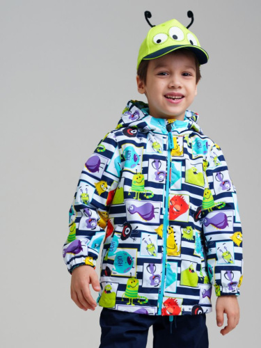 Куртка текстильная с полиуретановым покрытием для мальчиков (ветровка)