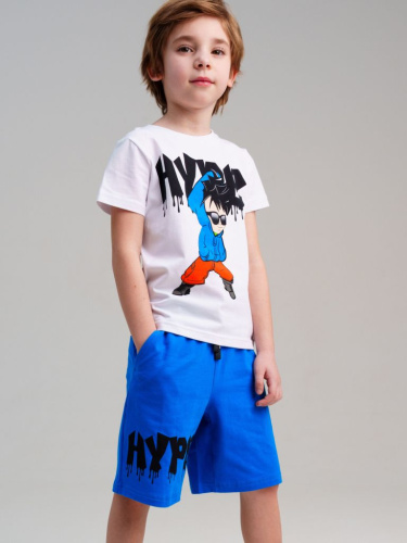 Комплект трикотажный для мальчиков: фуфайка (футболка), шорты