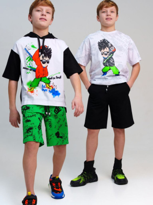 Шорты трикотажные для мальчиков, 2 шт в комплекте