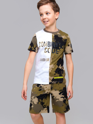 Комплект трикотажный для мальчиков: фуфайка (футболка), шорты