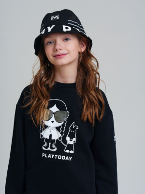 Панама текстильная для девочек