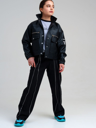 Куртка кожаная для девочек