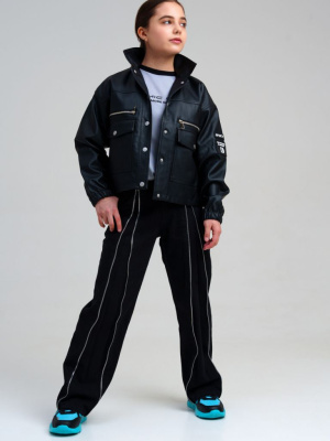 Куртка кожаная для девочек