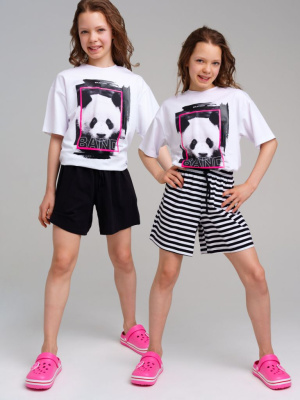 Шорты трикотажные для девочек, 2 шт в комплекте