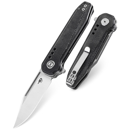 Нож складной Bestech Syntax, сталь 154CM, рукоять микарта, черный