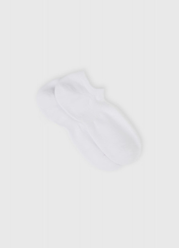 Короткие носки с поддержкой стопы, Белый
