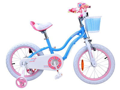 Детский велосипед Royal Baby Stargirl 16, год 2023, цвет Голубой