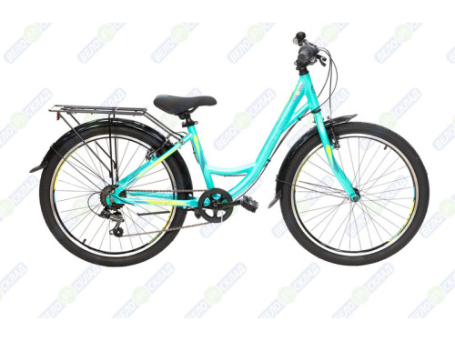 Подростковый велосипед Stels Miss 4300 V 24 V010, год 2025, цвет Зеленый, ростовка 14