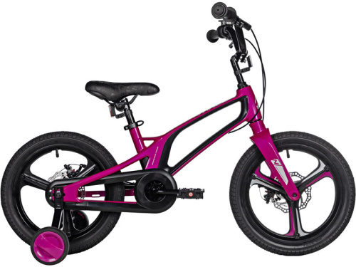 Детский велосипед Novatrack Flight Pro 16 MD, год 2025, цвет Красный-Фиолетовый