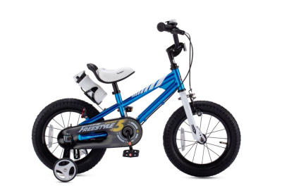 Детский велосипед Royal Baby Freestyle 16, год 2024, цвет Синий