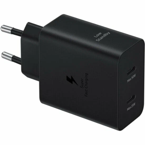 Зарядное устройство сетевое Samsung 50Вт EP-T5020XBEGRU с проводом 1.8 м, черное
