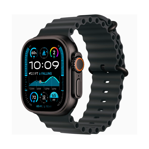 Смарт-часы Apple Watch Ultra 2 (2024) 49mm Black Titanium Case with Navy Ocean Band (One Size)