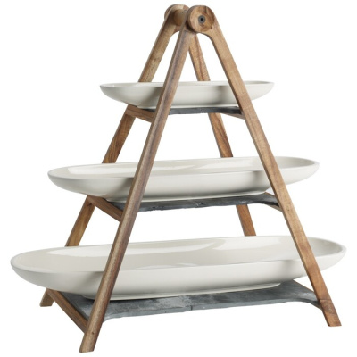 Villeroy & Boch Этажерка 3-х ярусная, набор 4 предмета Artesano Villeroy & Boch