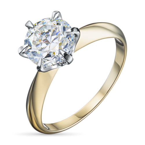 Кольцо из белого золота с бриллиантом э4801кц11240366