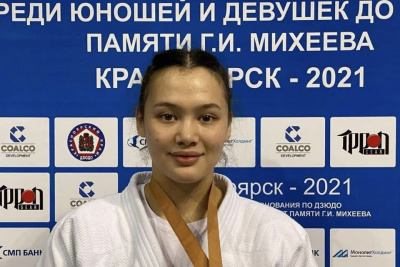 Якутская дзюдоистка Полина Иудина пробилась в финал юниорского первенства России / Дьулустаан Сергеев   