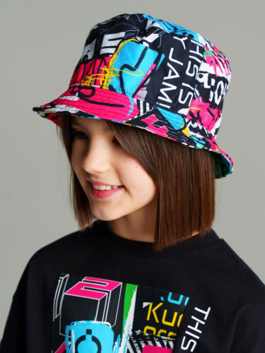 Панама текстильная для девочек