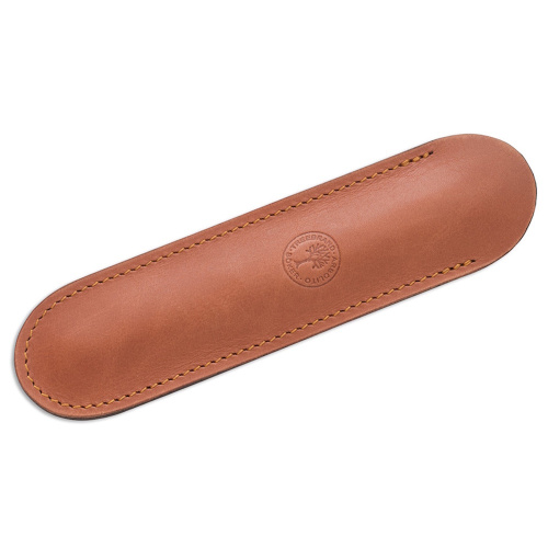 Чехол для бритвы Boker Leder-Stecketui Braun, коричневая кожа